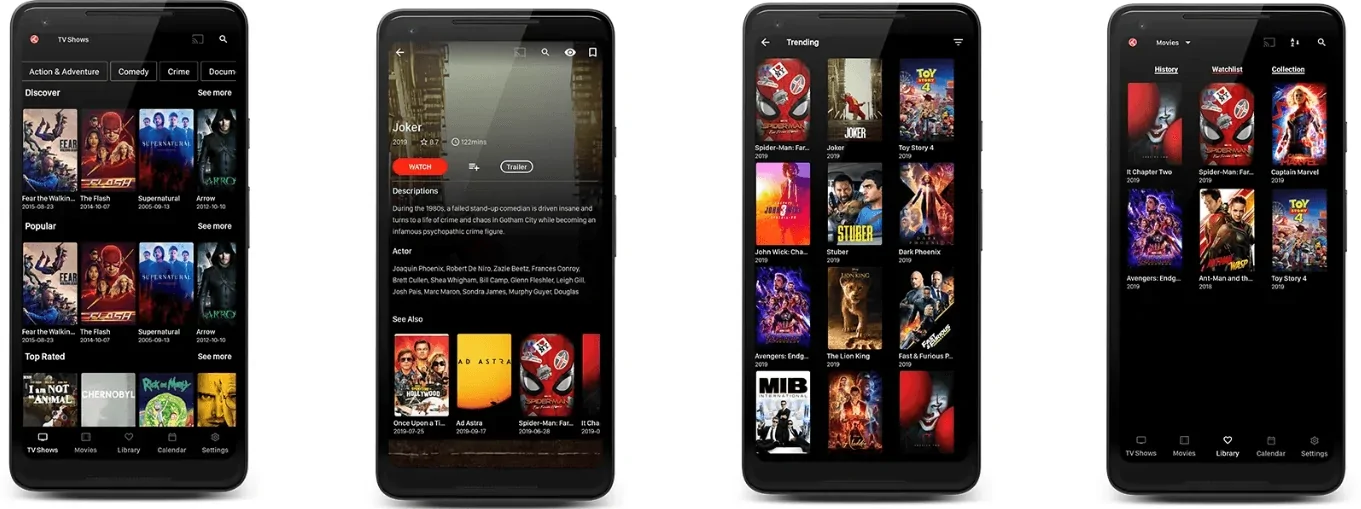 Nova TV APK UI