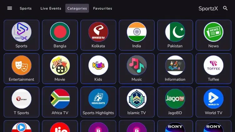 SportzX TV APK Screenshots 3
