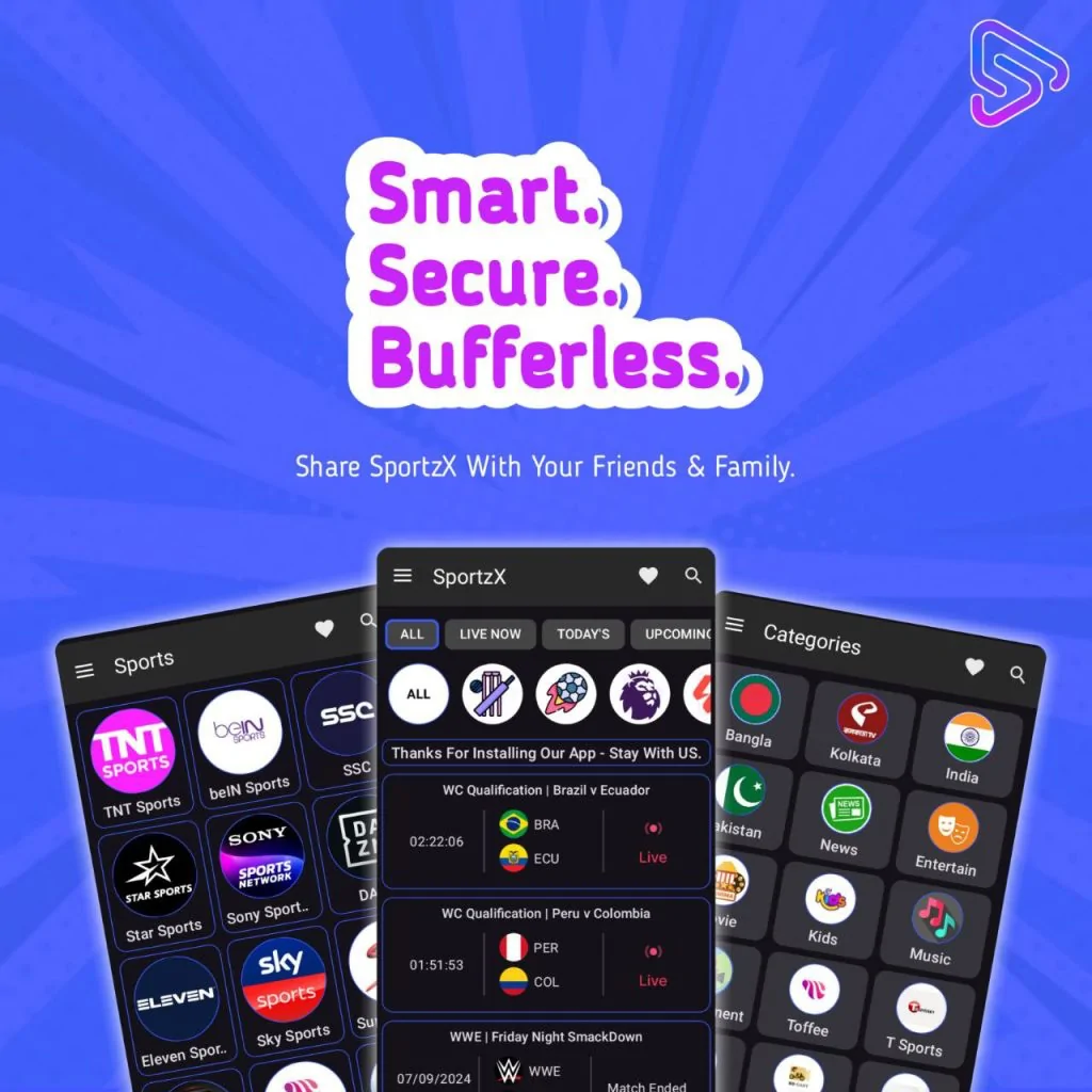 SportzX TV APK Screenshots 5