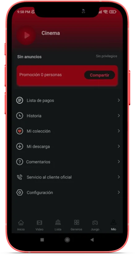 Cinema ES APK Screenshot image