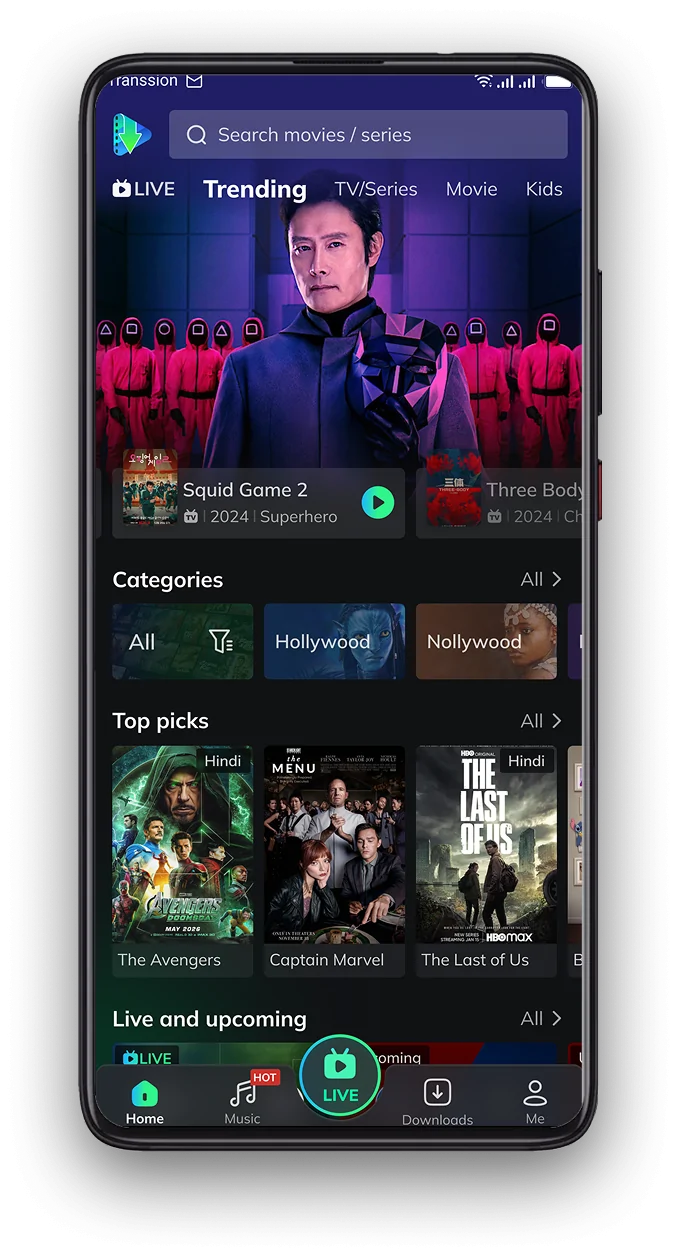MovieBox APK Screenshots 1