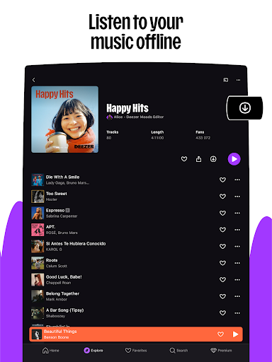 Deezer Screenshot image