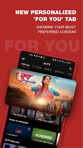 JioTV Live TV Screenshot image