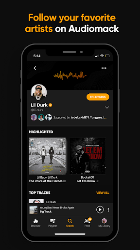 Audiomack Screenshot image