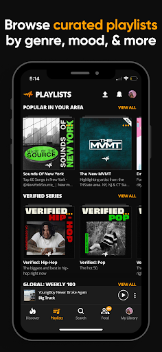 Audiomack Screenshot image