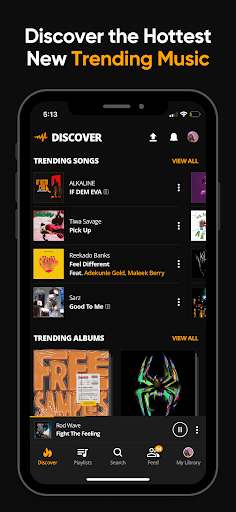 Audiomack Screenshot image