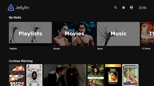 Jellyfin for Android TV Screenshot image