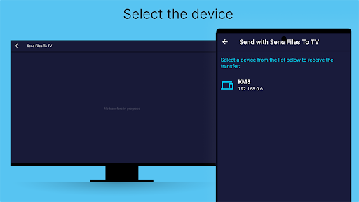 Send files to TV Screenshot image