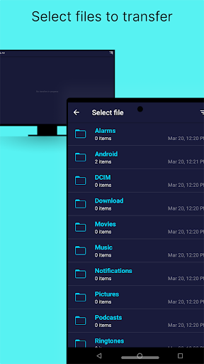 Send files to TV Screenshot image