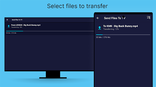 Send files to TV Screenshot image