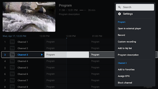 TiviMate IPTV Player Screenshot image