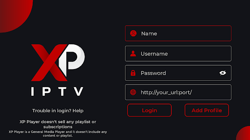 XP IPTV Screenshot image