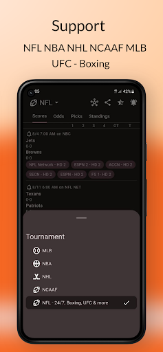 Darato Live NFL NBA NHL NCAA Screenshot image