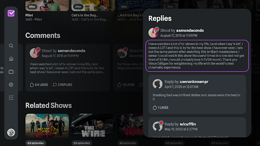 trakt.TV Shows & Movies Screenshot image