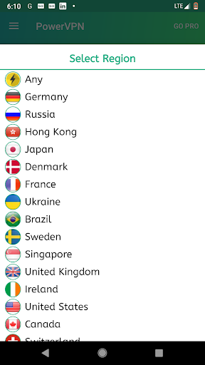 Power VPN Screenshot image