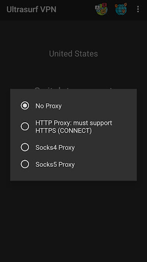Ultrasurf VPN Screenshot image