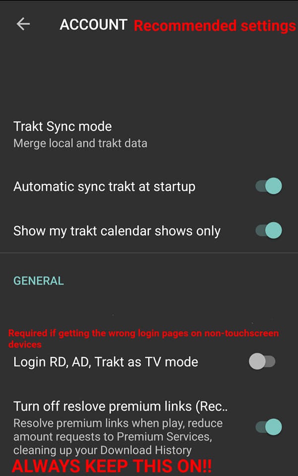 MetaTV error