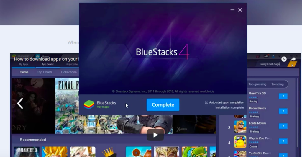 Bluestacks software