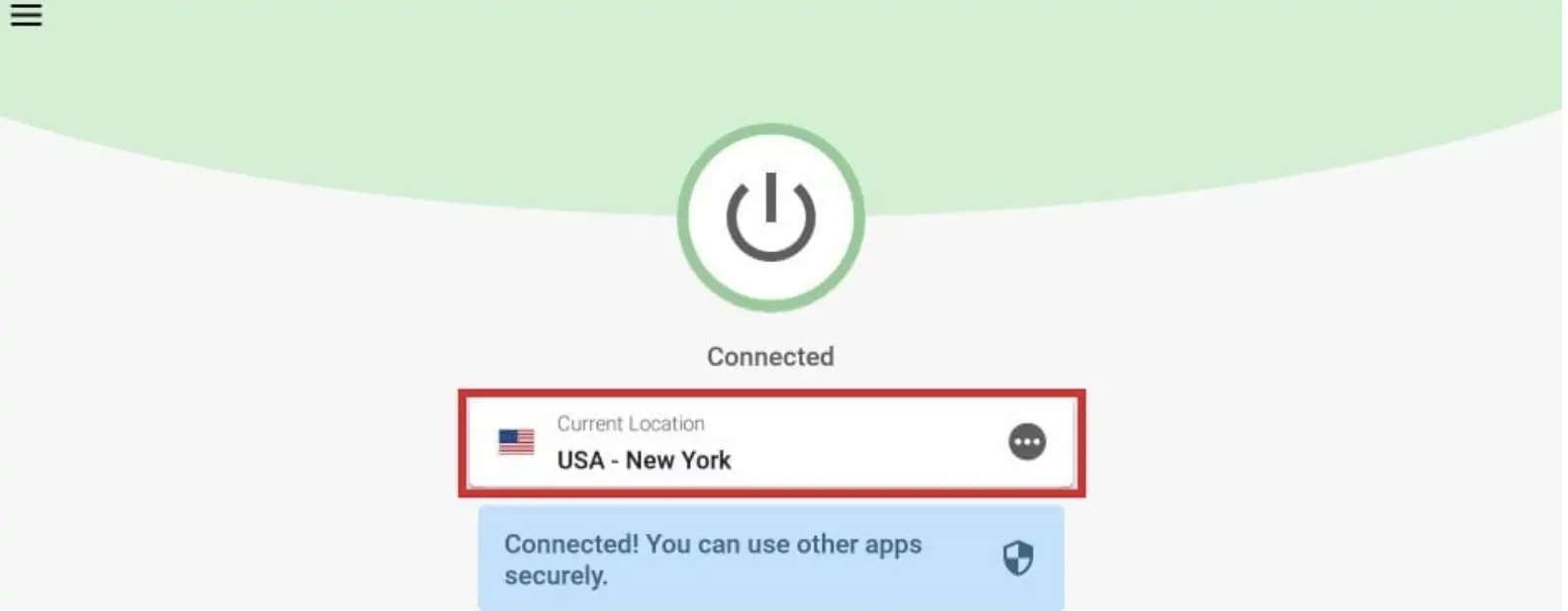 VPN Connected to MetaTV APK