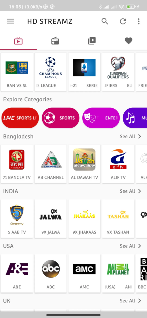 HD Streamz APK Screenshots 3