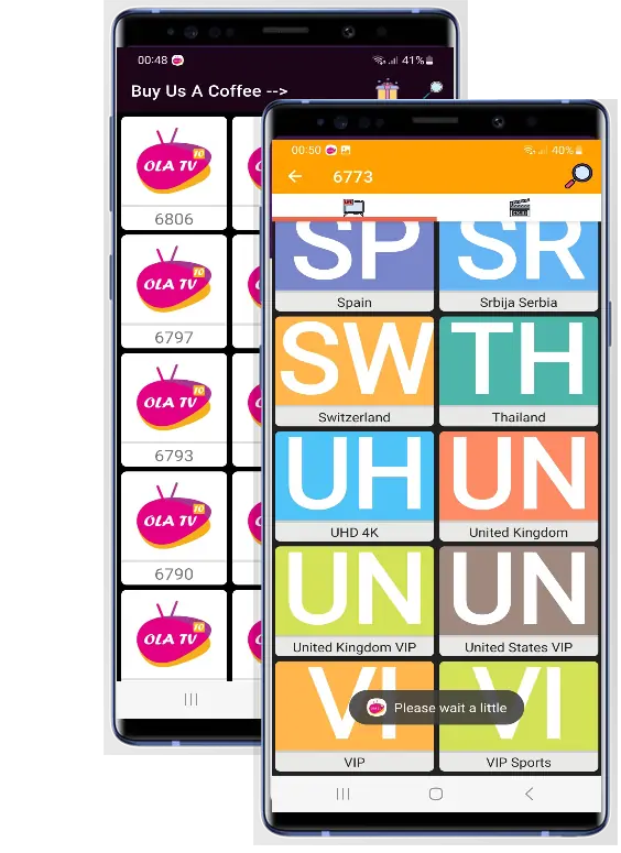 OLA TV Apk Screenshots