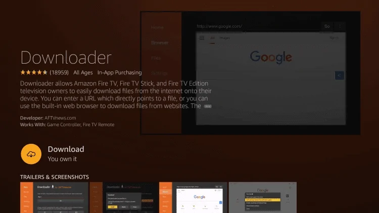 MetaTV APK on Firestick