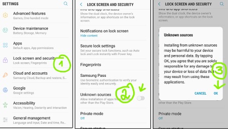Install unknown apps